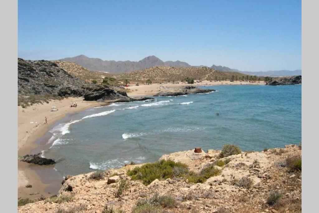 Casa Playa Los Percheles Puerto de Mazarron Bagian luar foto